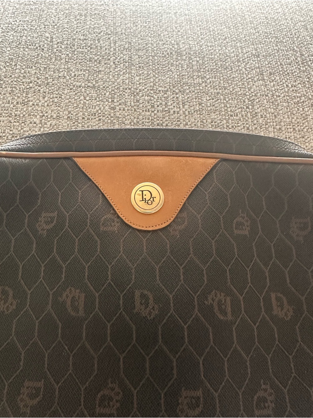 Dior Vintage Honeycomb Monogram Crossbody - Picture 2 of 5